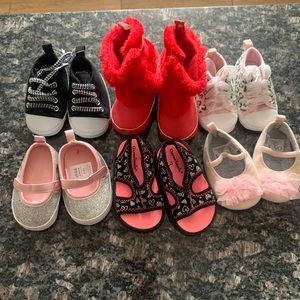 Infant baby shoes lot 0-6 months